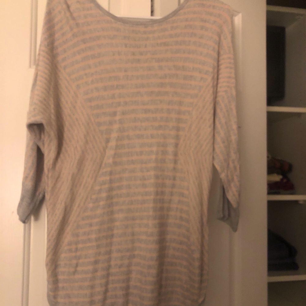 Pink and grey sweater